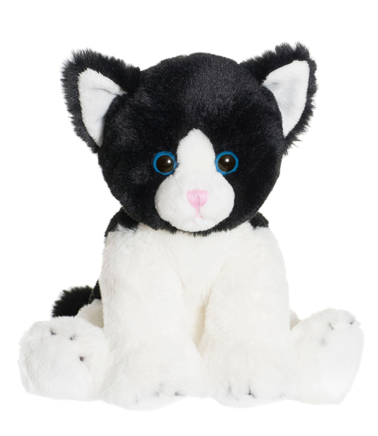 Black Plush Cat Toy, Soft Fur, 23cm, Machine Washable