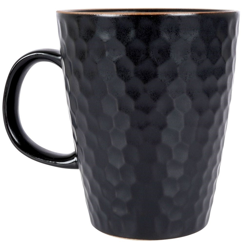 Black Ceramic Cup for Coffee, Tea and Drinks