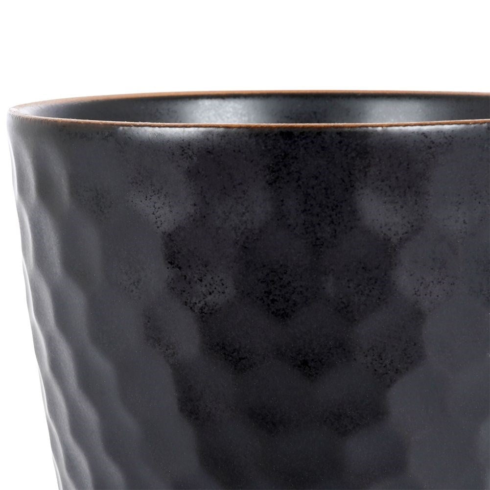 Black Ceramic Cup for Coffee, Tea and Drinks