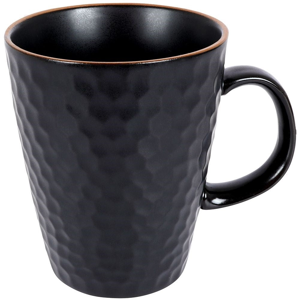 Black Ceramic Cup for Coffee, Tea and Drinks