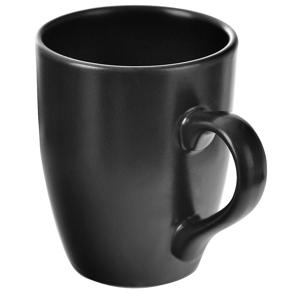 Black Ceramic Mug for Coffee, Tea and Drinks