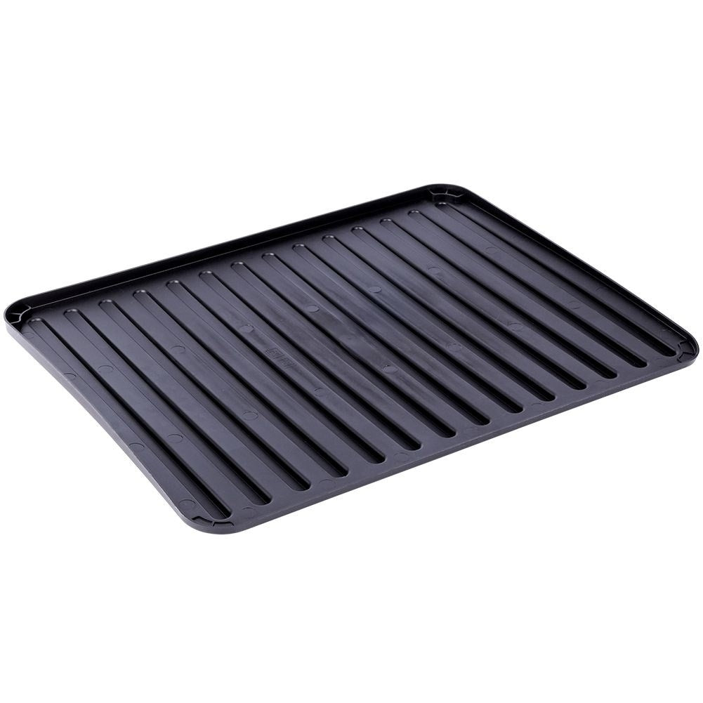Black Dish Mat: Perfect Dish Rack and Easy to Clean