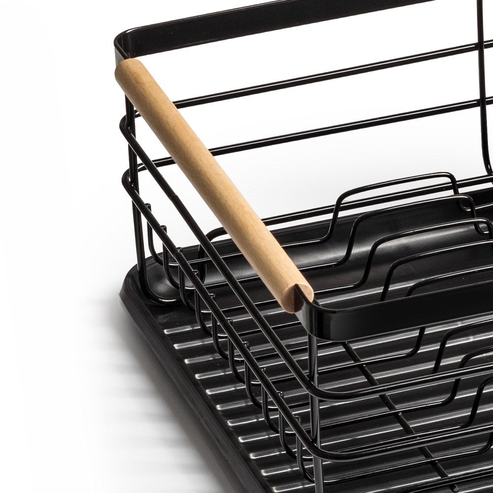 Black Dish Rack 43x32x14.5 cm