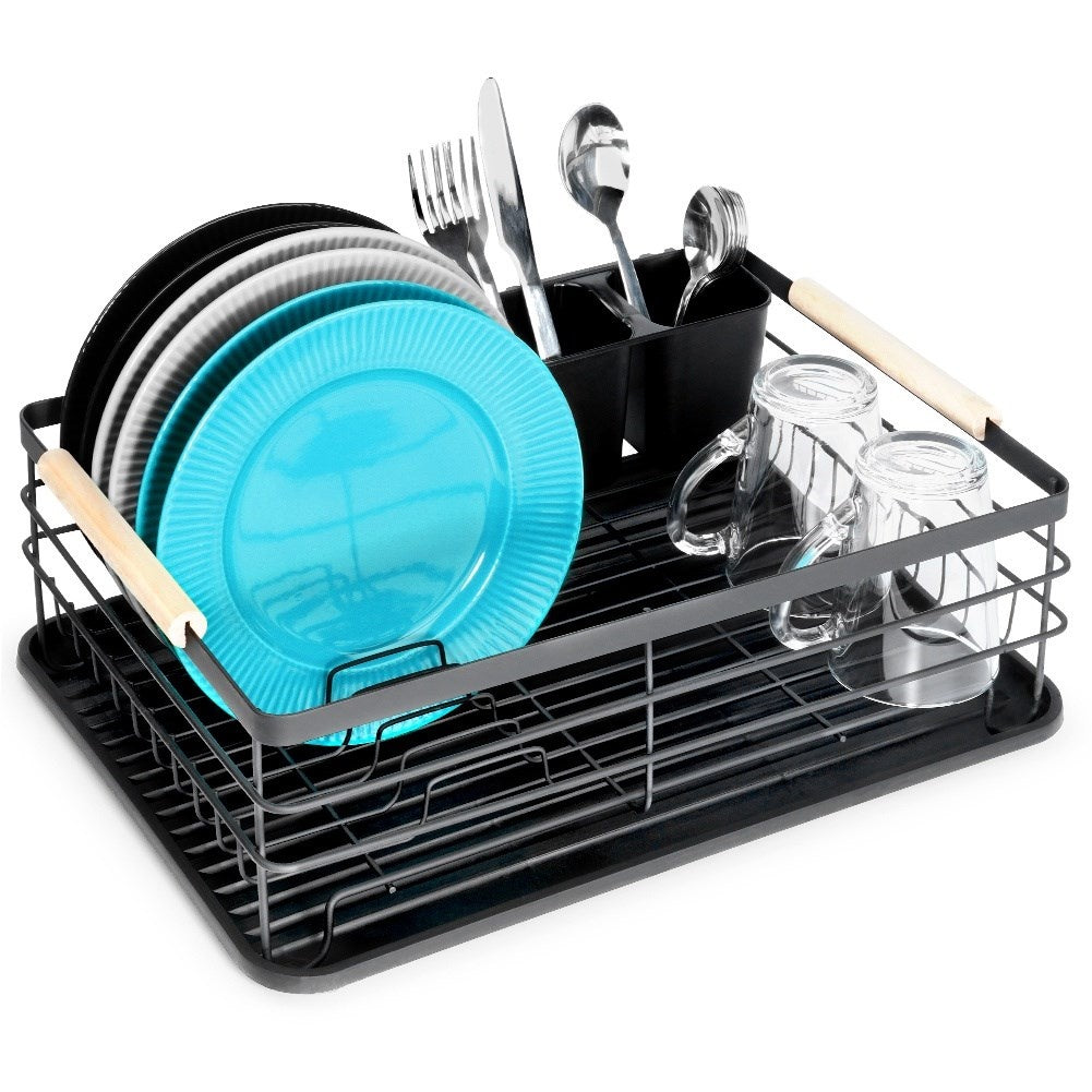 Black Dish Rack 43x32x14.5 cm