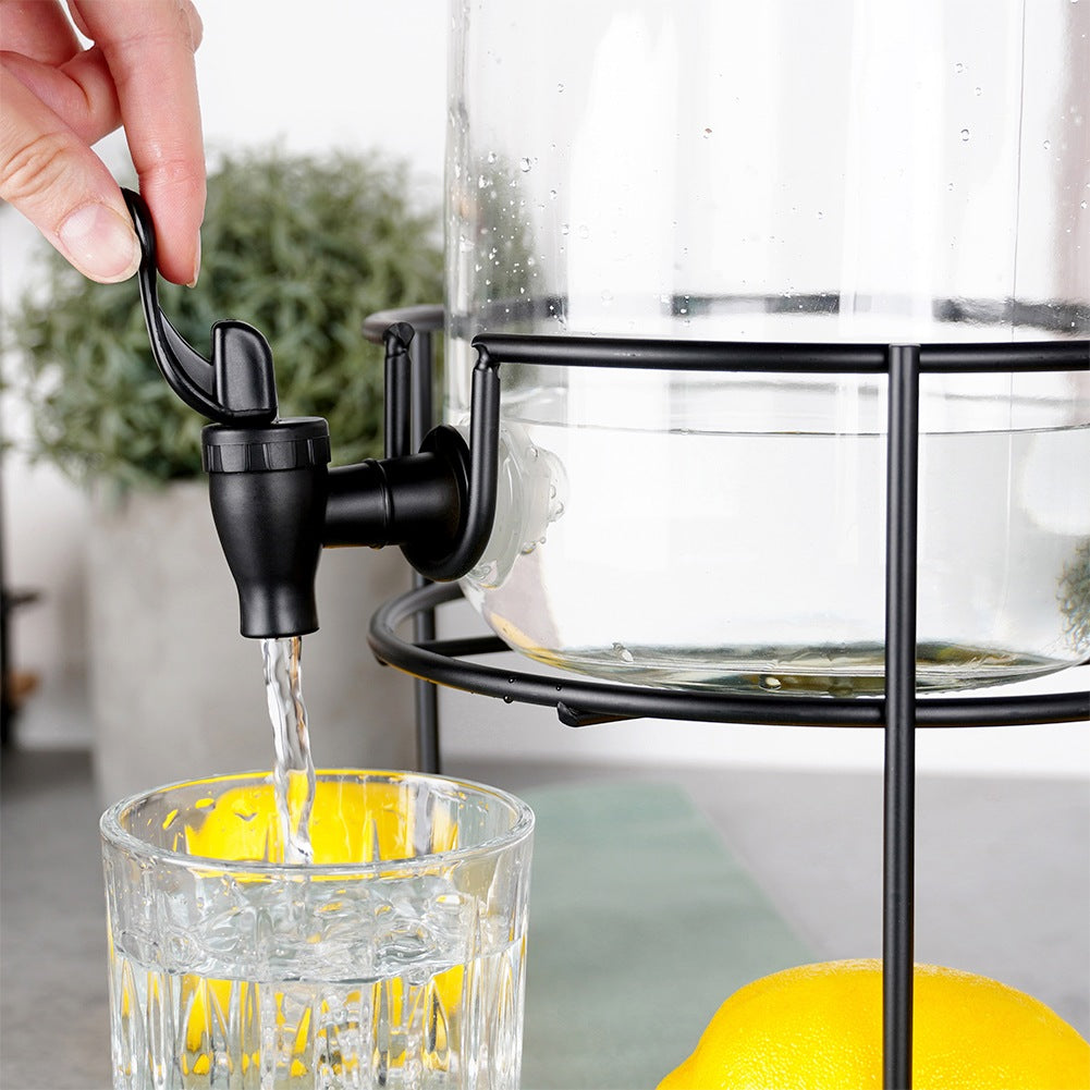 Black Drinks Jar Tap
