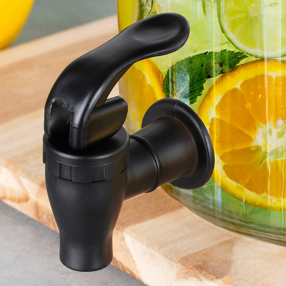 Black Drinks Jar Tap