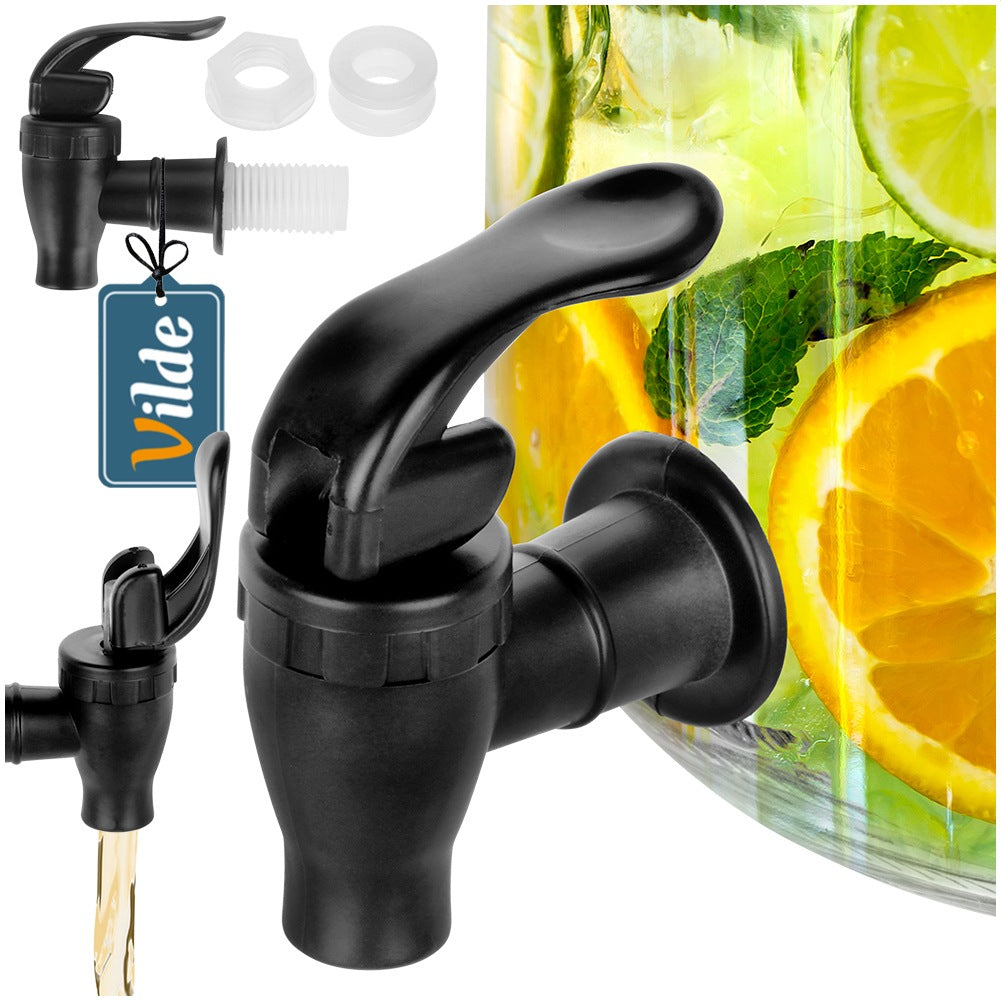 Black Drinks Jar Tap