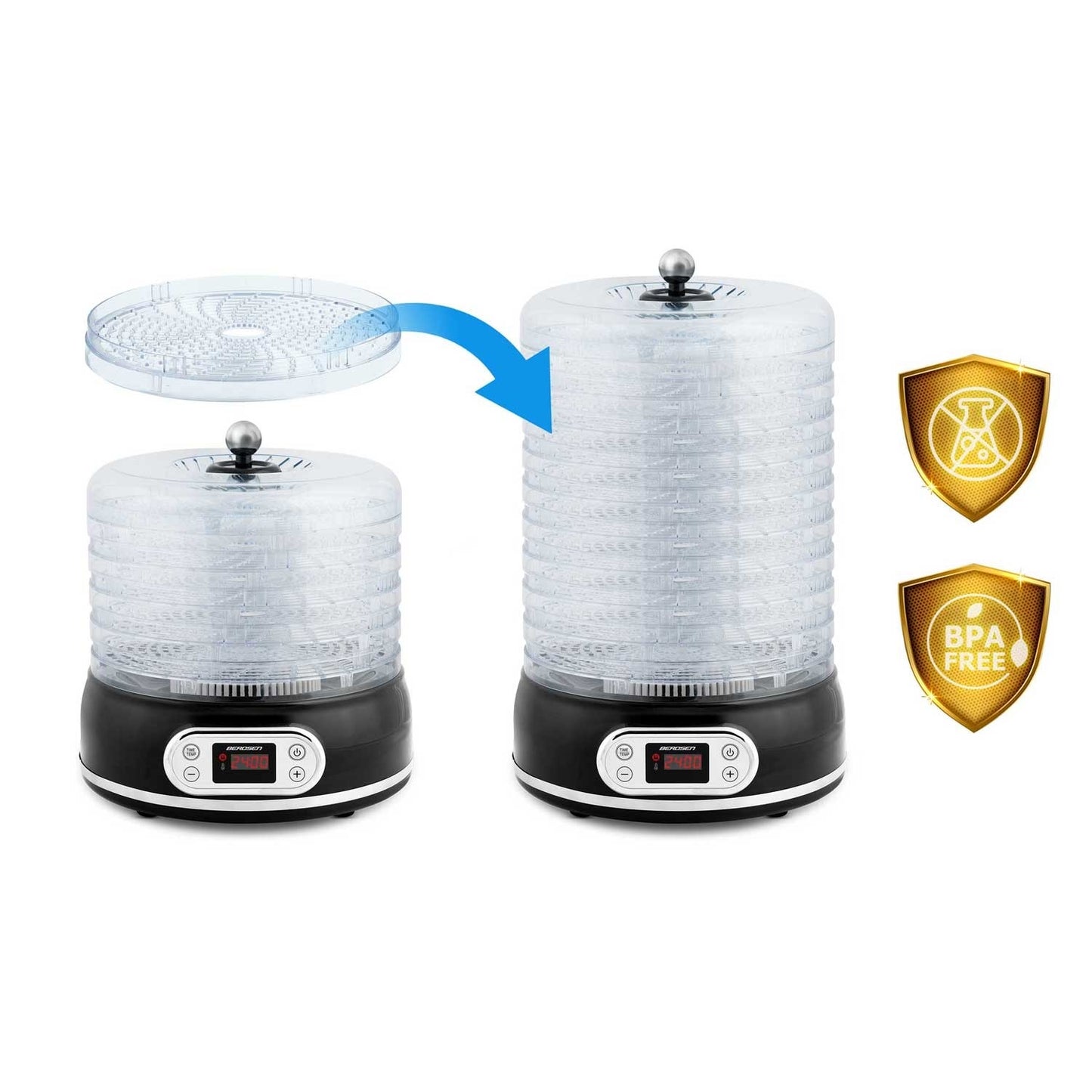 Black Dryer for Food from Berdsen