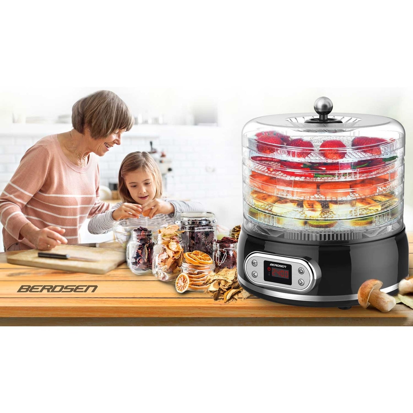 Black Dryer for Food from Berdsen