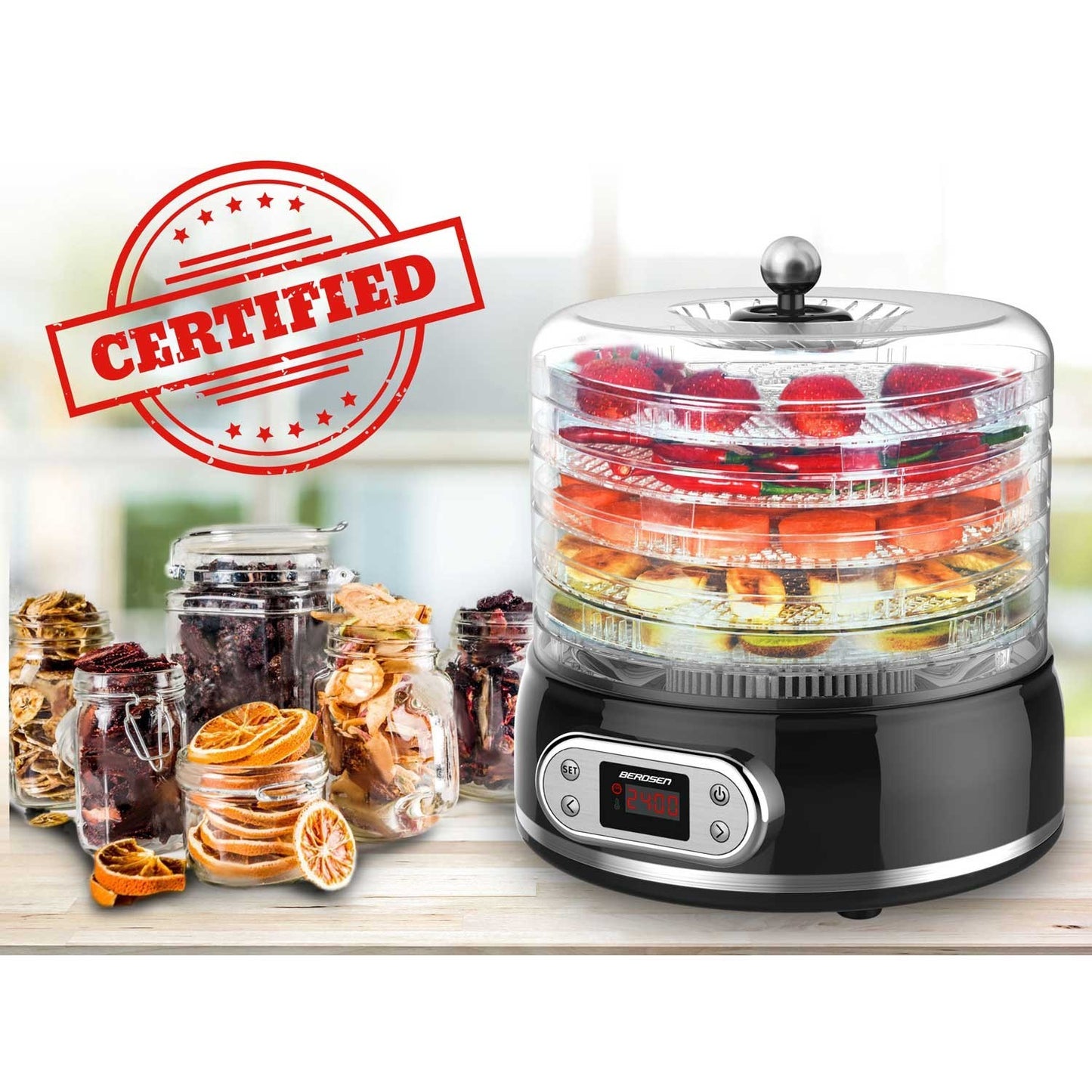 Black Dryer for Food from Berdsen