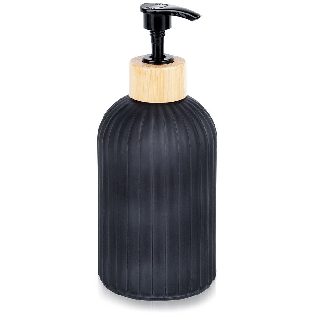 Black Glass Soap Pump for Detergent and Soap with Pump Blockage