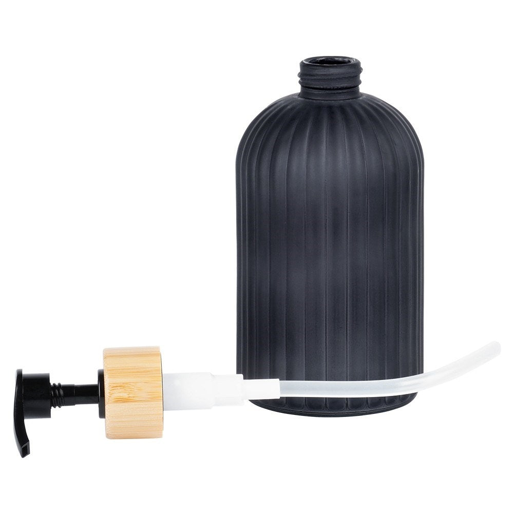 Black Glass Soap Pump for Detergent and Soap with Pump Blockage