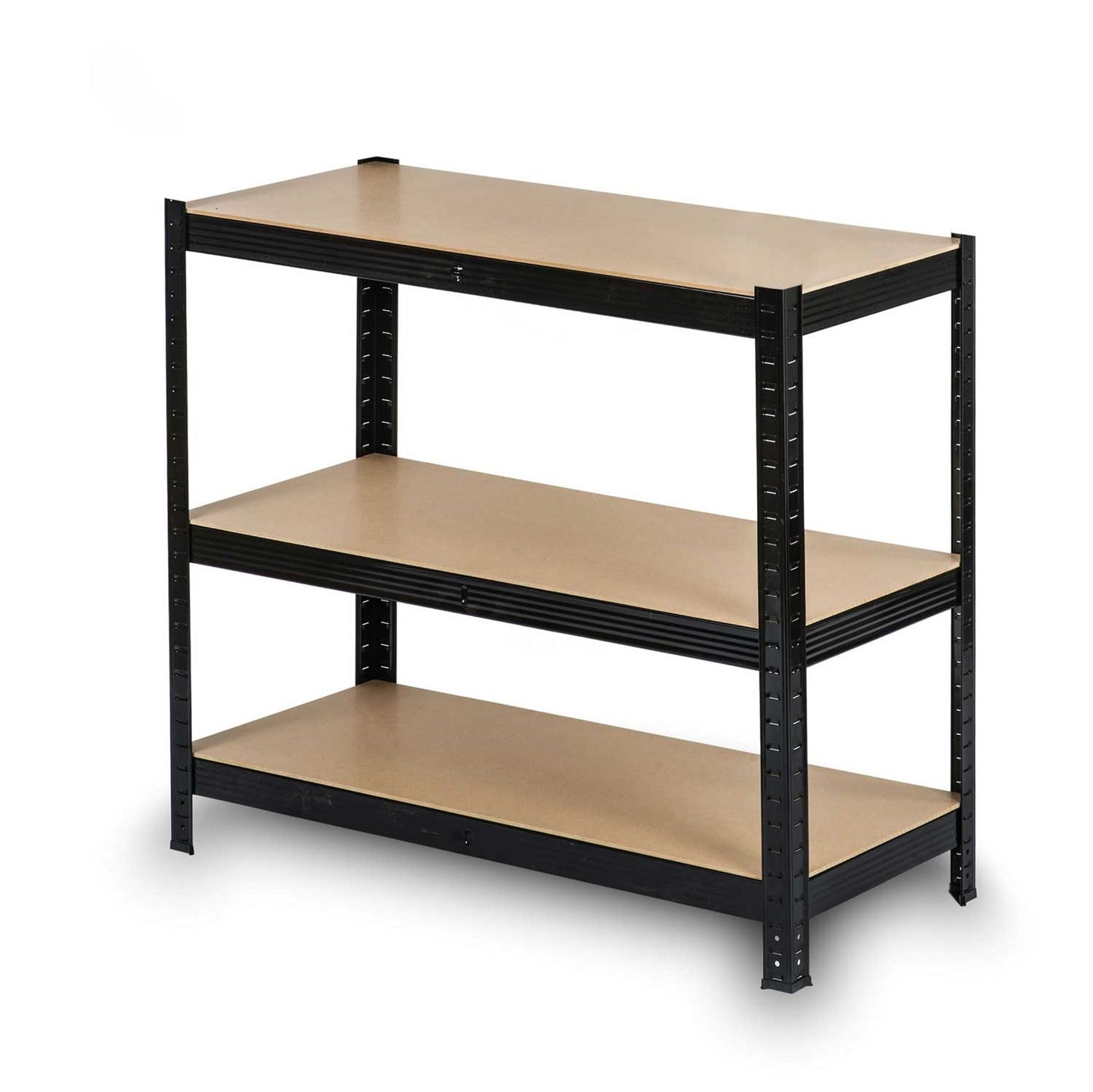 Black Humberg HR-813 Metal Shelf for Storage 180 x 90 x 40 cm