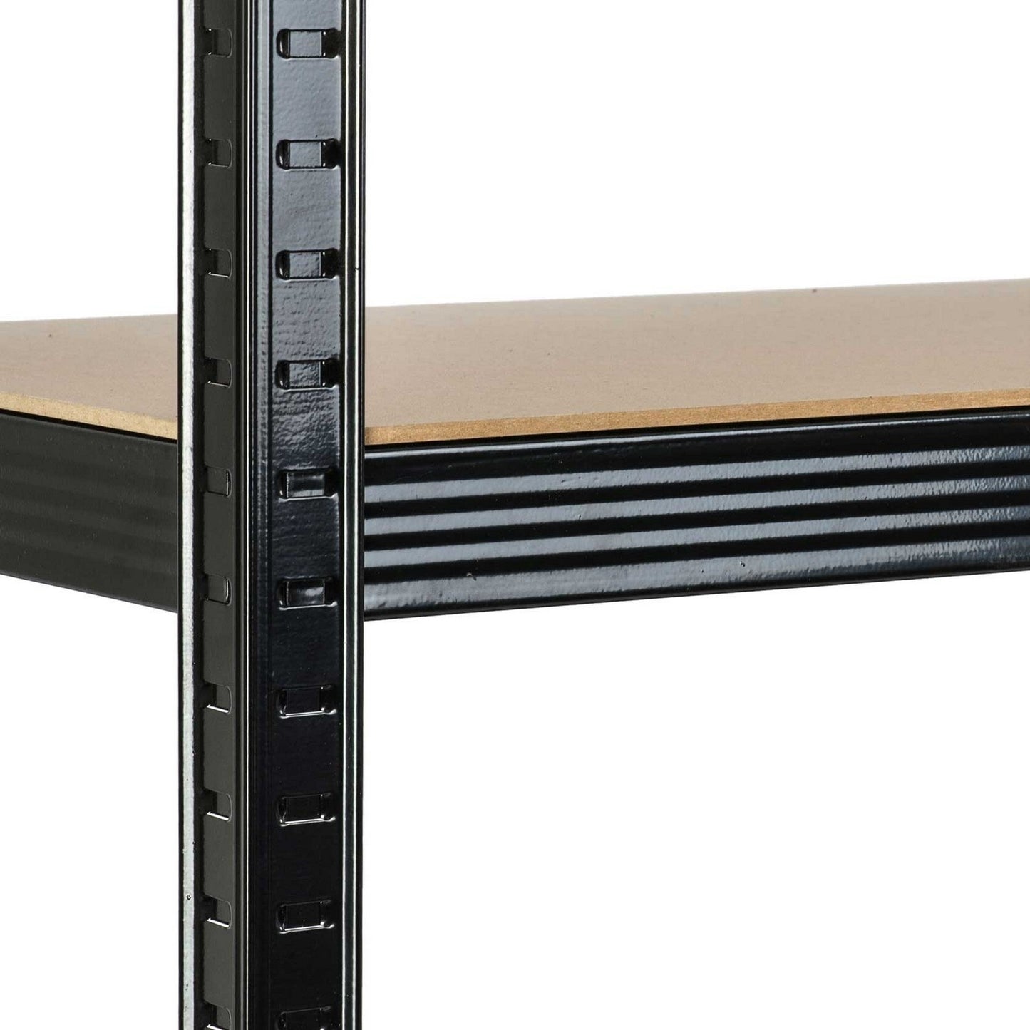 Black Humberg HR-813 Metal Shelf for Storage 180 x 90 x 40 cm