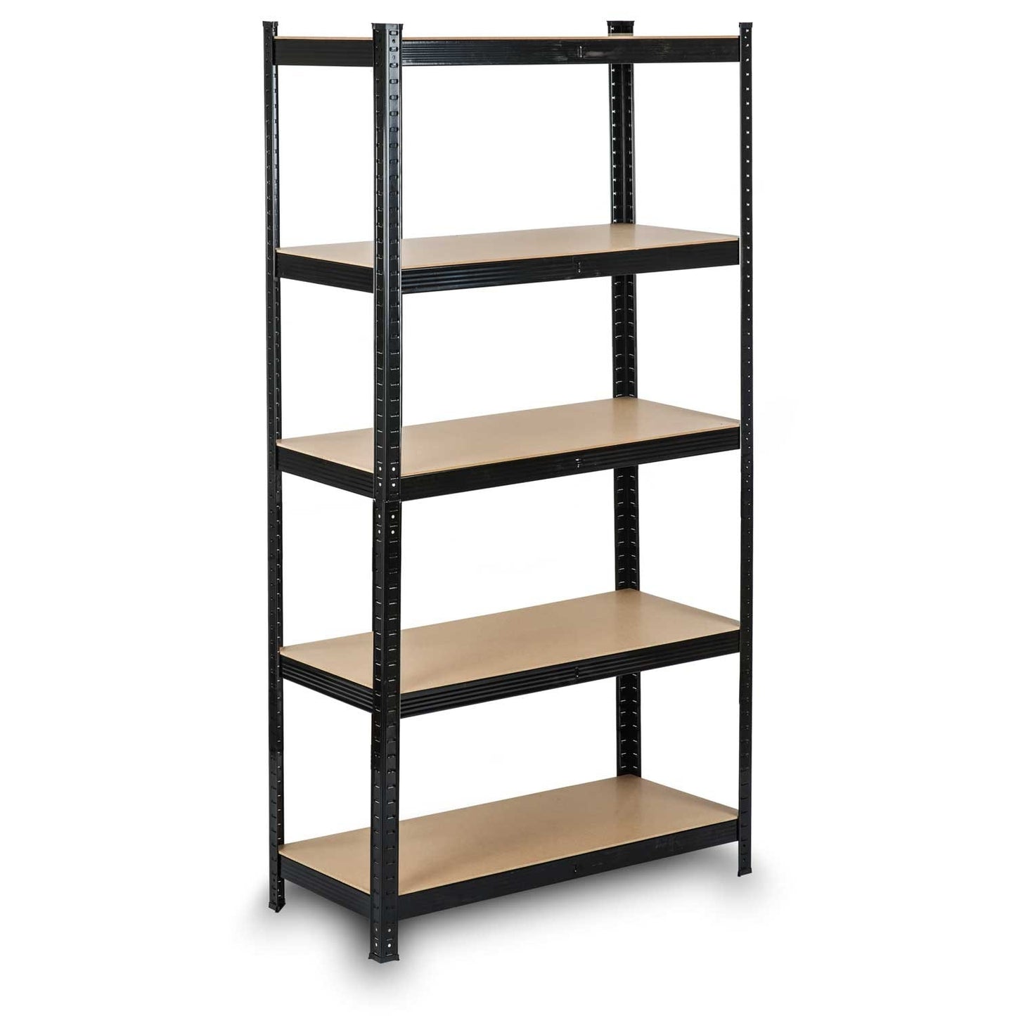 Black Humberg HR-813 Metal Shelf for Storage 180 x 90 x 40 cm