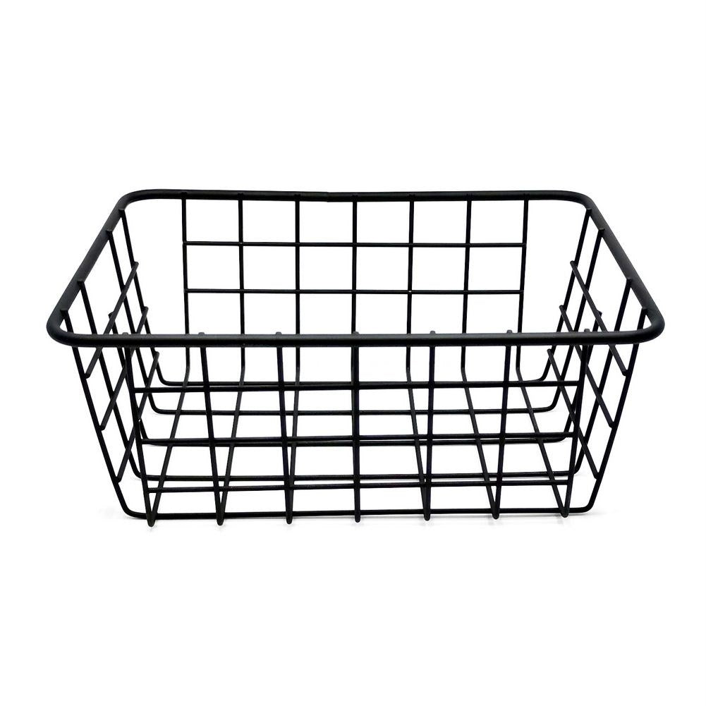 Black LOFT fruit basket in durable metal for versatile storage