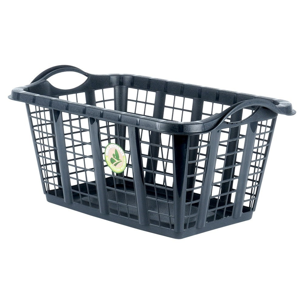 Black Laundry Basket in Light and Durable Material