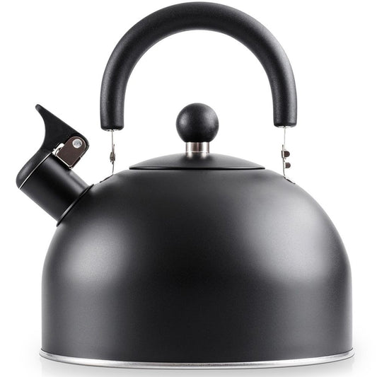 Black Matt Kettle with Whistle for All Stoves