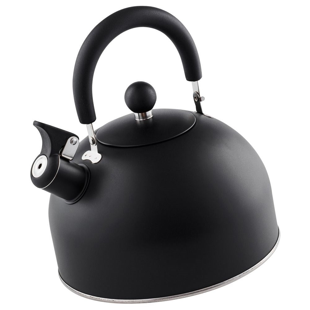 Black Matt Kettle with Whistle for All Stoves