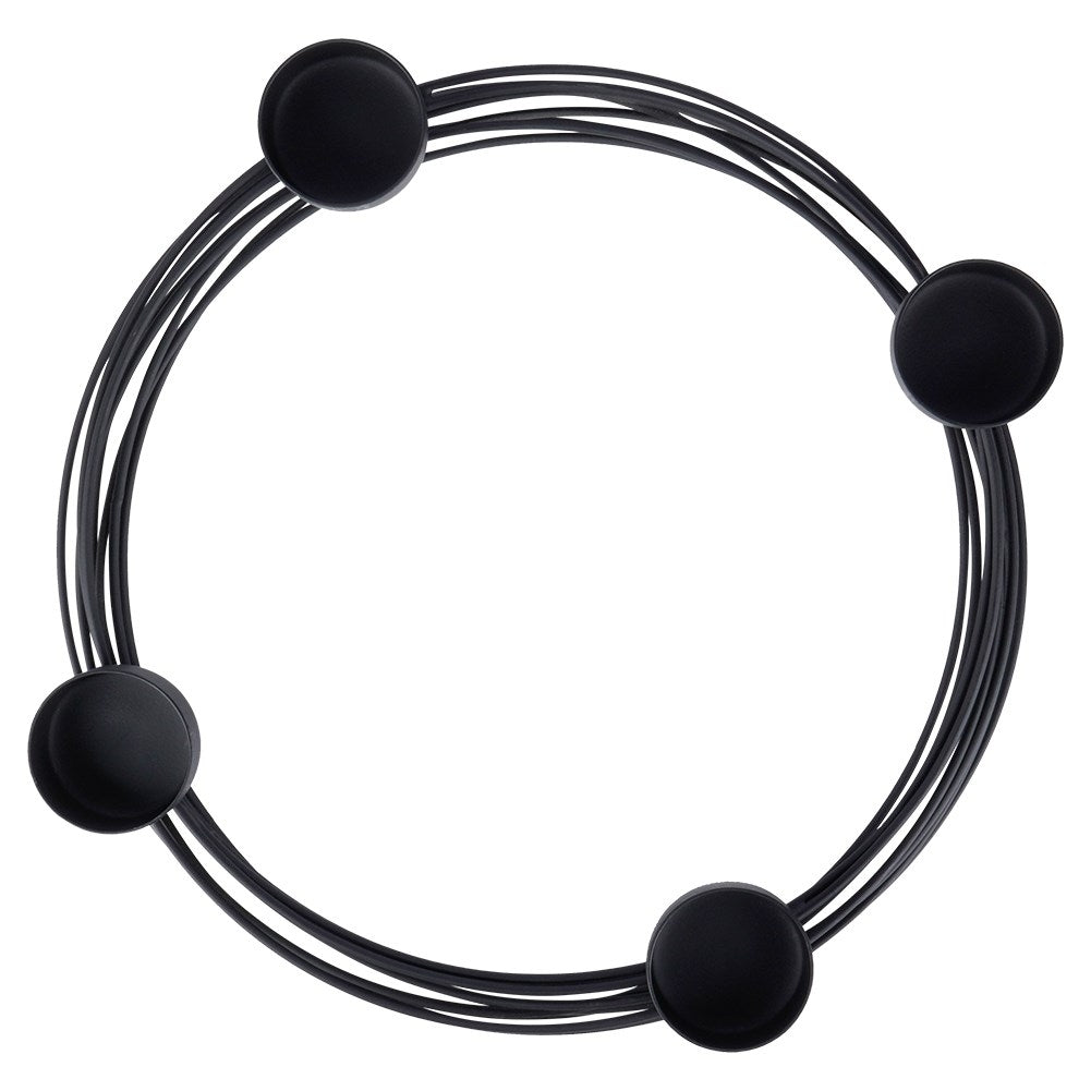 Black Metal Candlestick for Four Tealights
