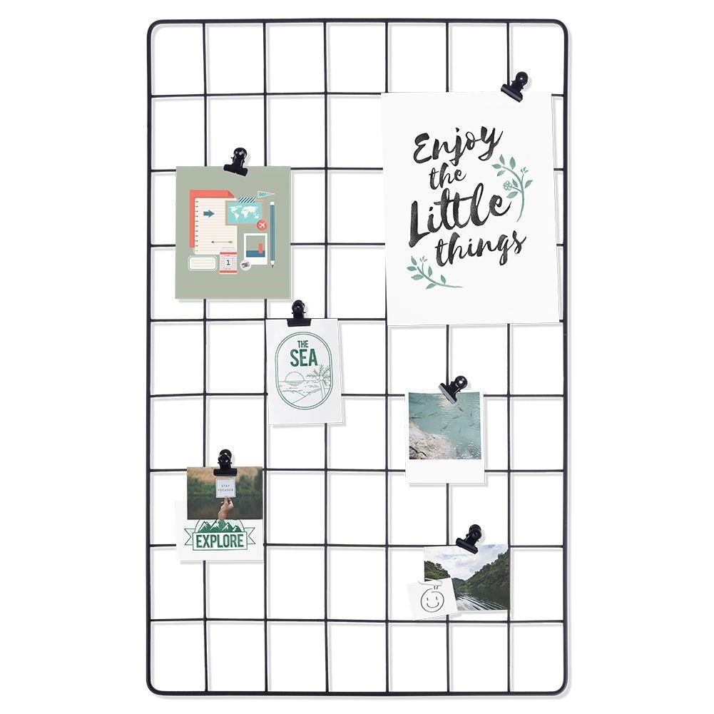 Black Metal Grid for Decoration and Organization