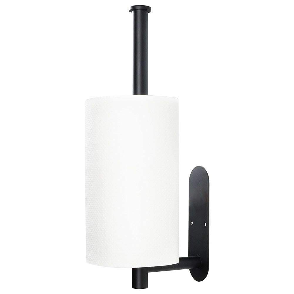 Black Metal Kitchen Hanger for Paper Towels