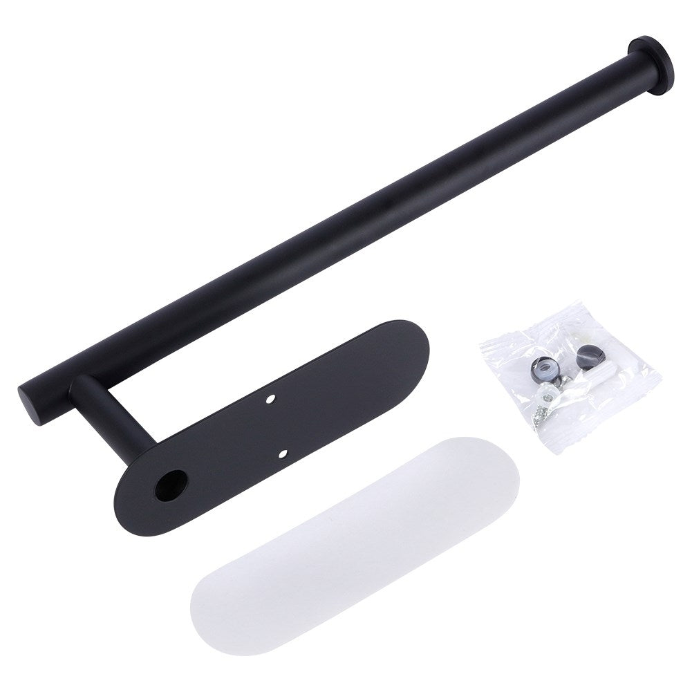 Black Metal Kitchen Hanger for Paper Towels