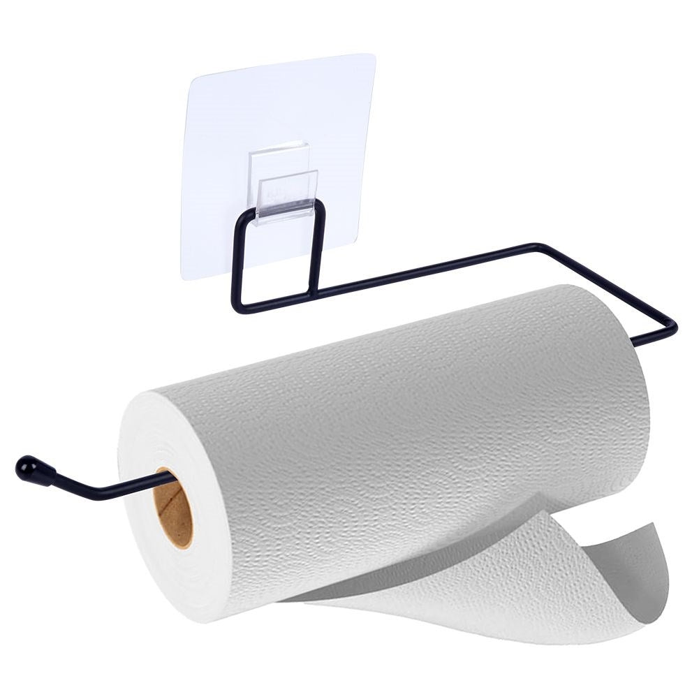 Black Metal Kitchen Hanger for Paper Towels