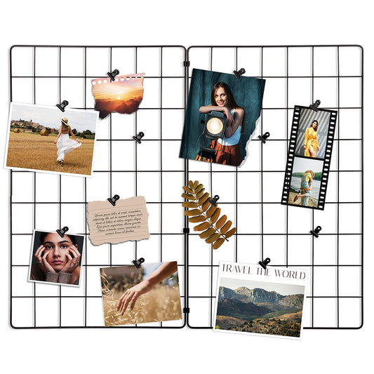 Black Metal Photo Grid 58x72 cm