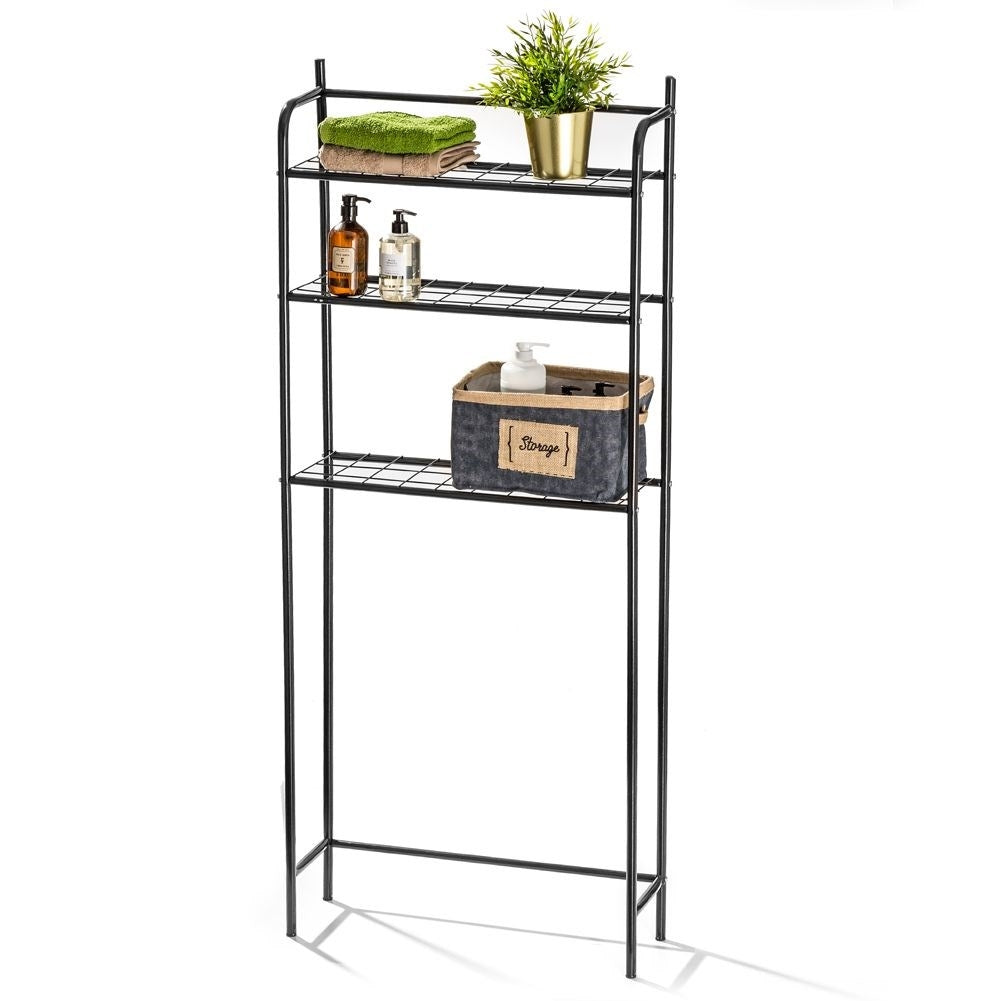 Black Metal Shelf for Bathroom - LOFT design and Functional