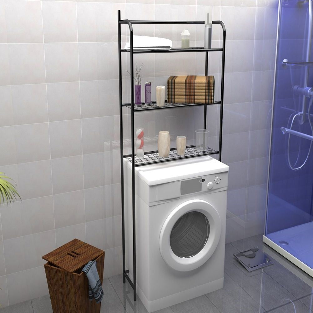 Black Metal Shelf for Bathroom - LOFT design and Functional