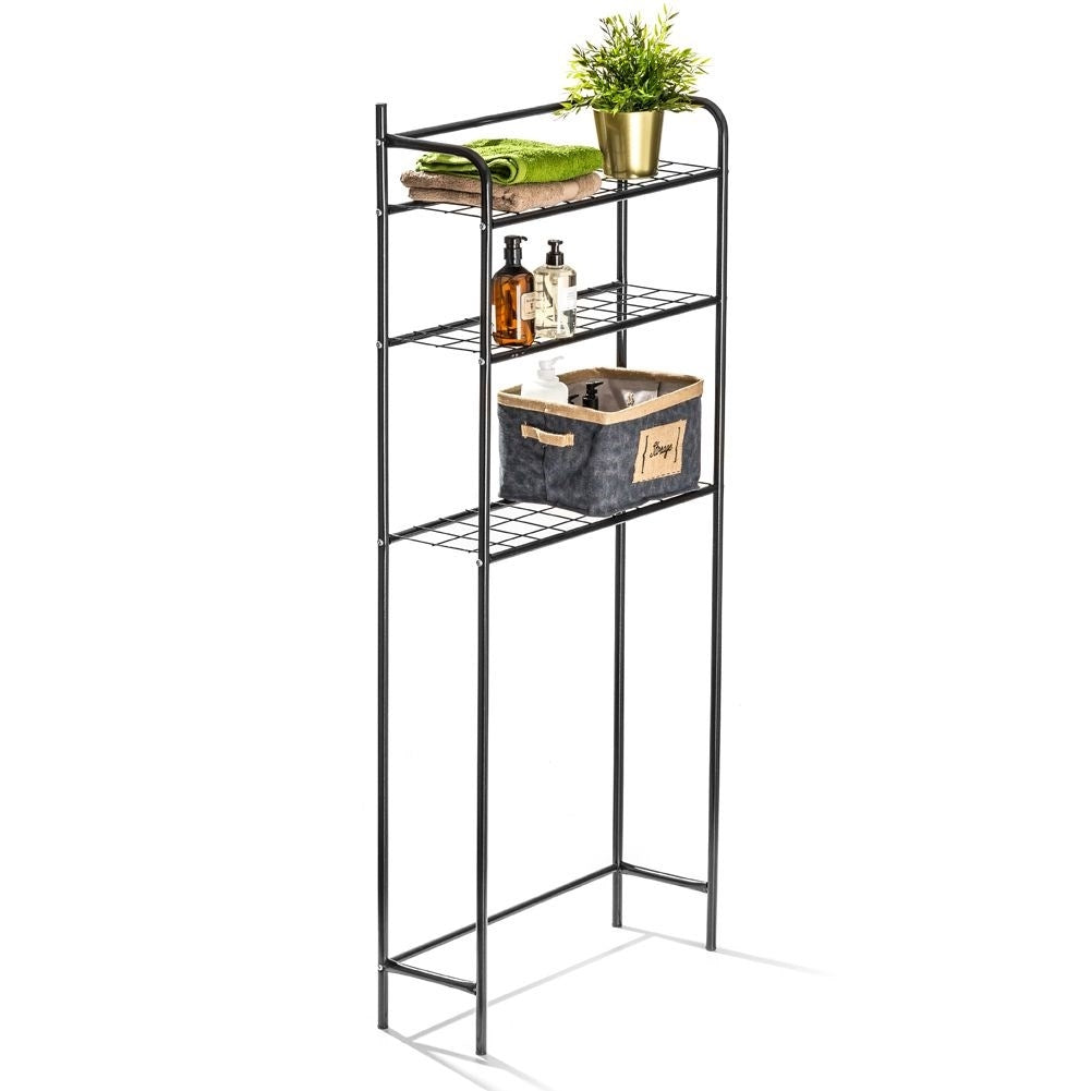 Black Metal Shelf for Bathroom - LOFT design and Functional