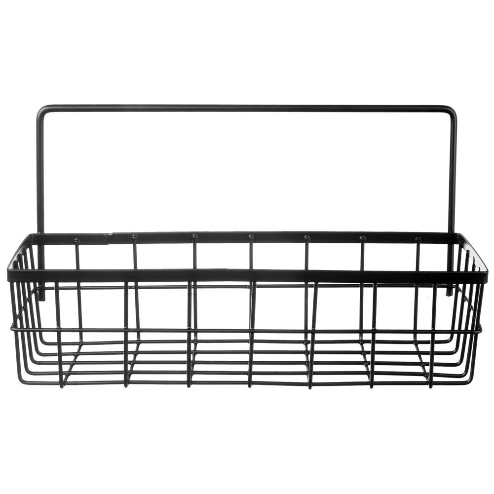 Black Metal Shelf for Kitchen, Bathroom and Living Room
