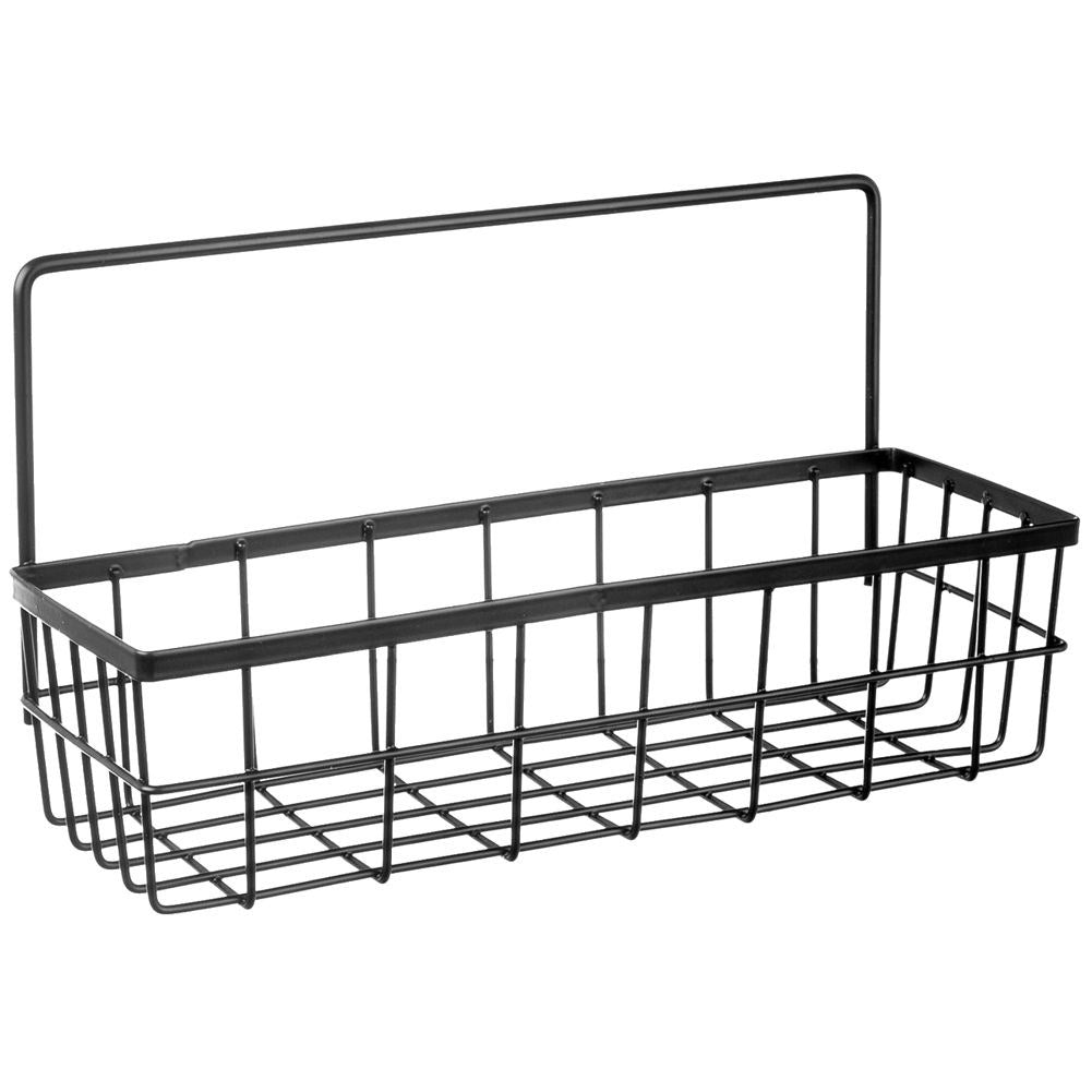 Black Metal Shelf for Kitchen, Bathroom and Living Room