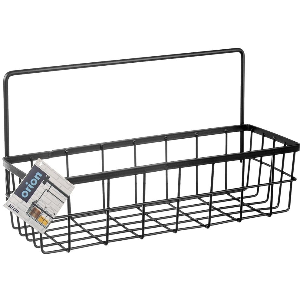 Black Metal Shelf for Kitchen, Bathroom and Living Room