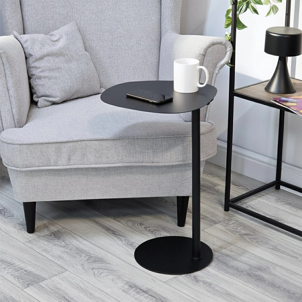 Black Metal Side Table – 35x25x53 cm