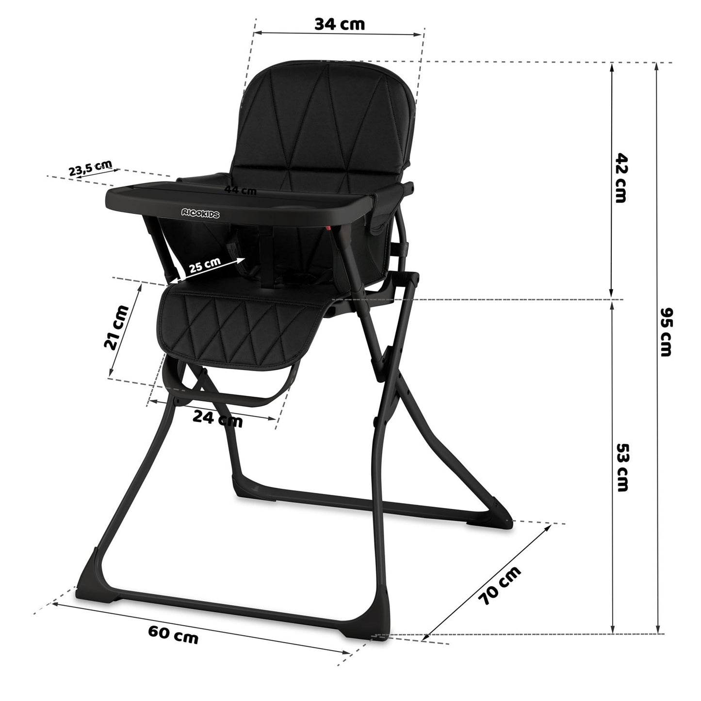 Black Nuco Dining Chair for Children