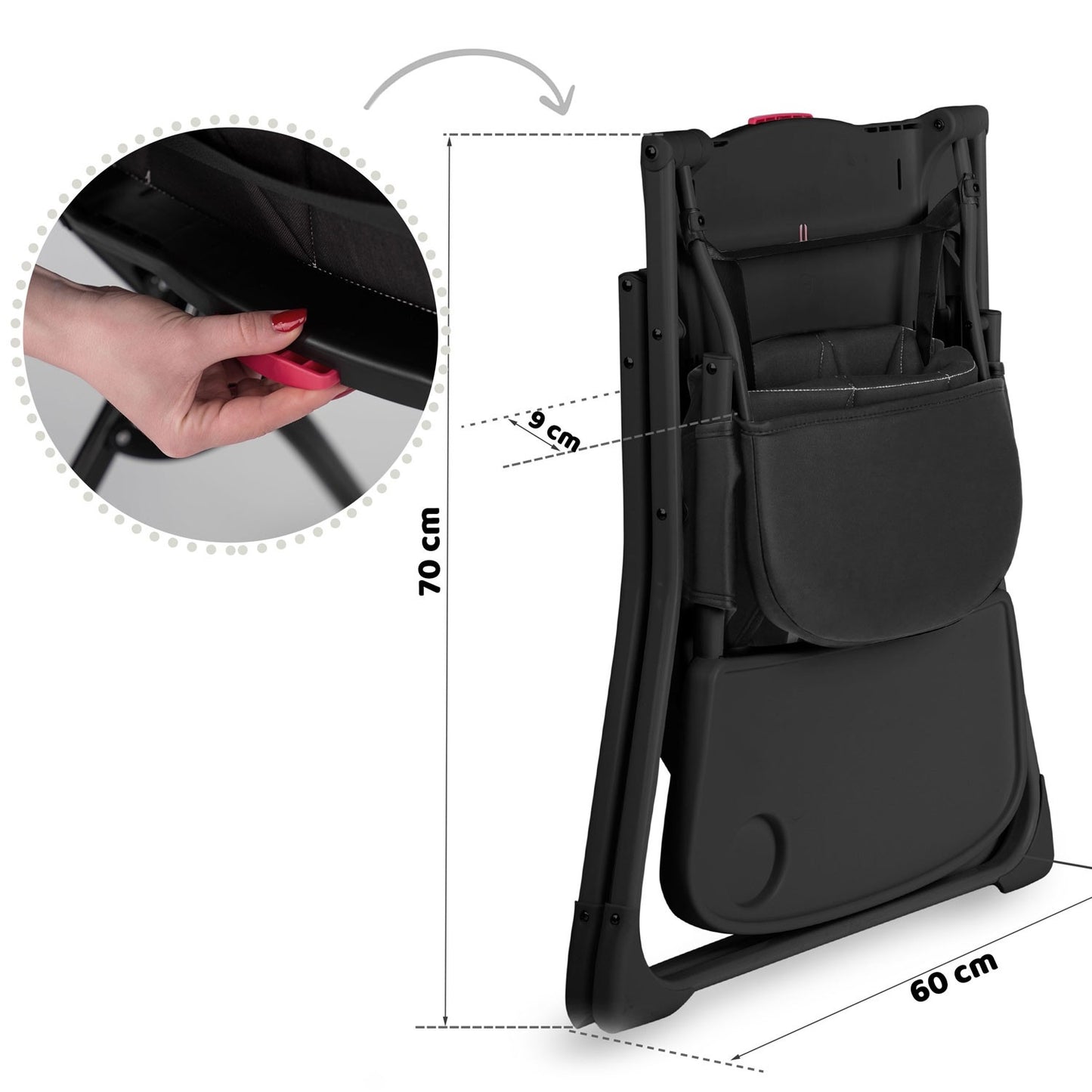 Black Nuco Dining Chair for Children