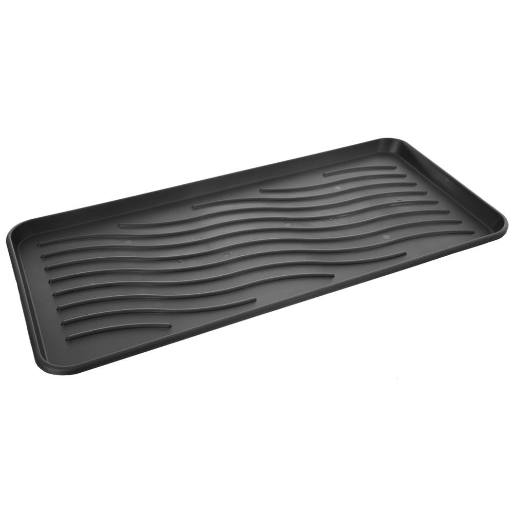 Black Plastic Shoe Rack - Keep the Floor Clean Rainy Days