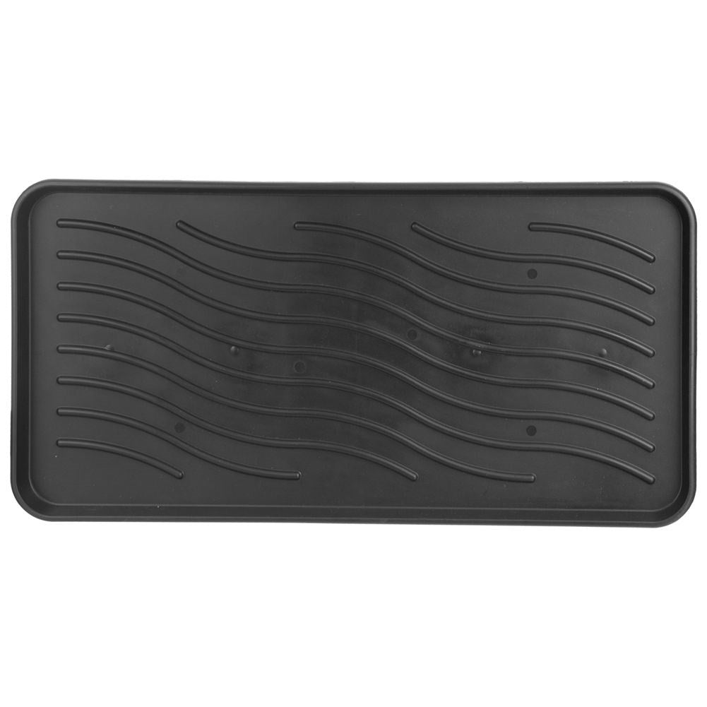 Black Plastic Shoe Rack - Keep the Floor Clean Rainy Days