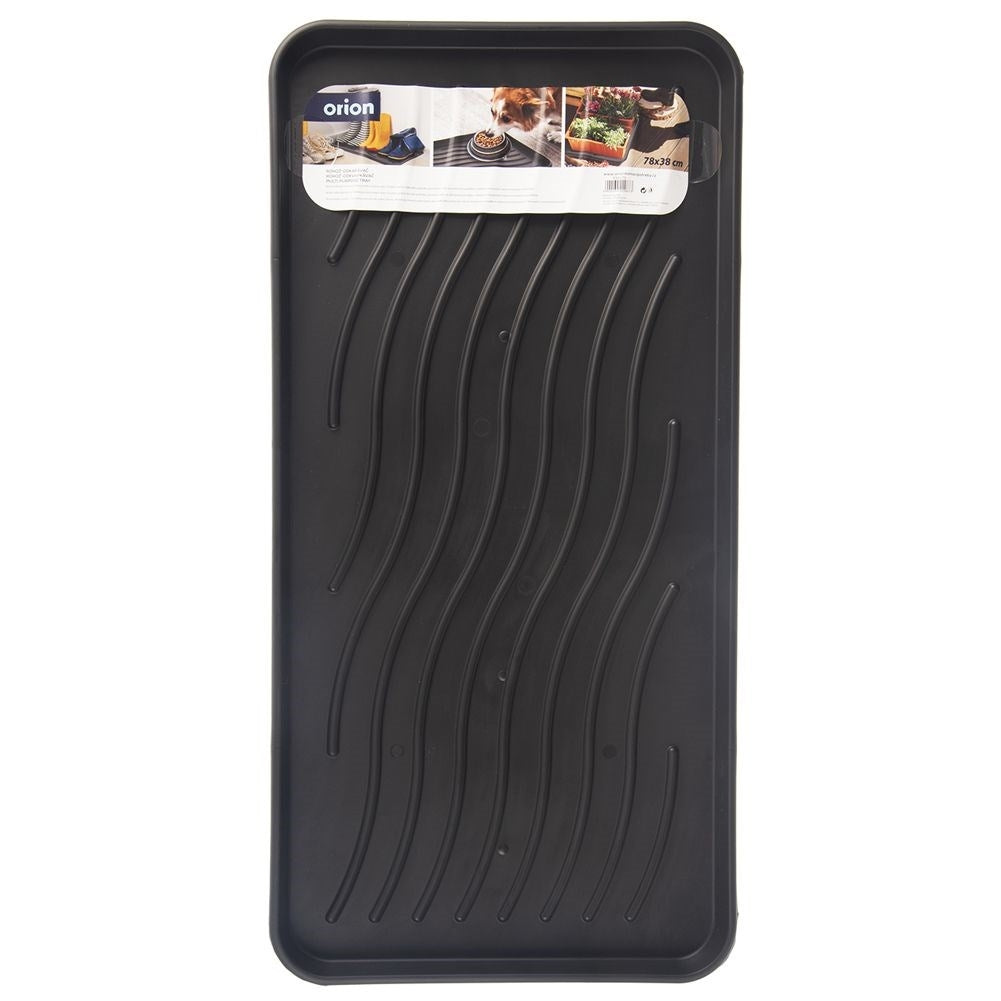 Black Plastic Shoe Rack - Keep the Floor Clean Rainy Days