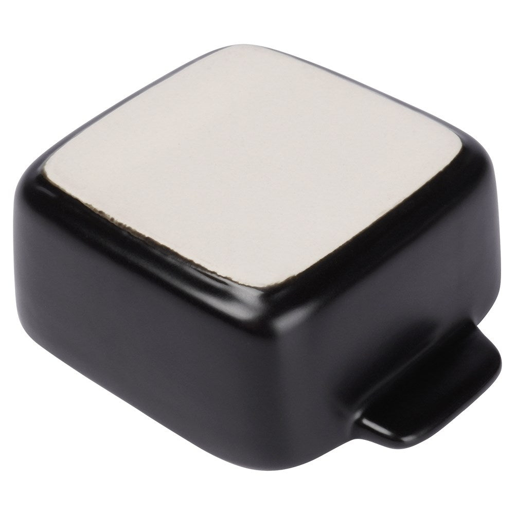 Black Stoneware Baking Dish - 80 ml Capacity, Versatile and Stylish