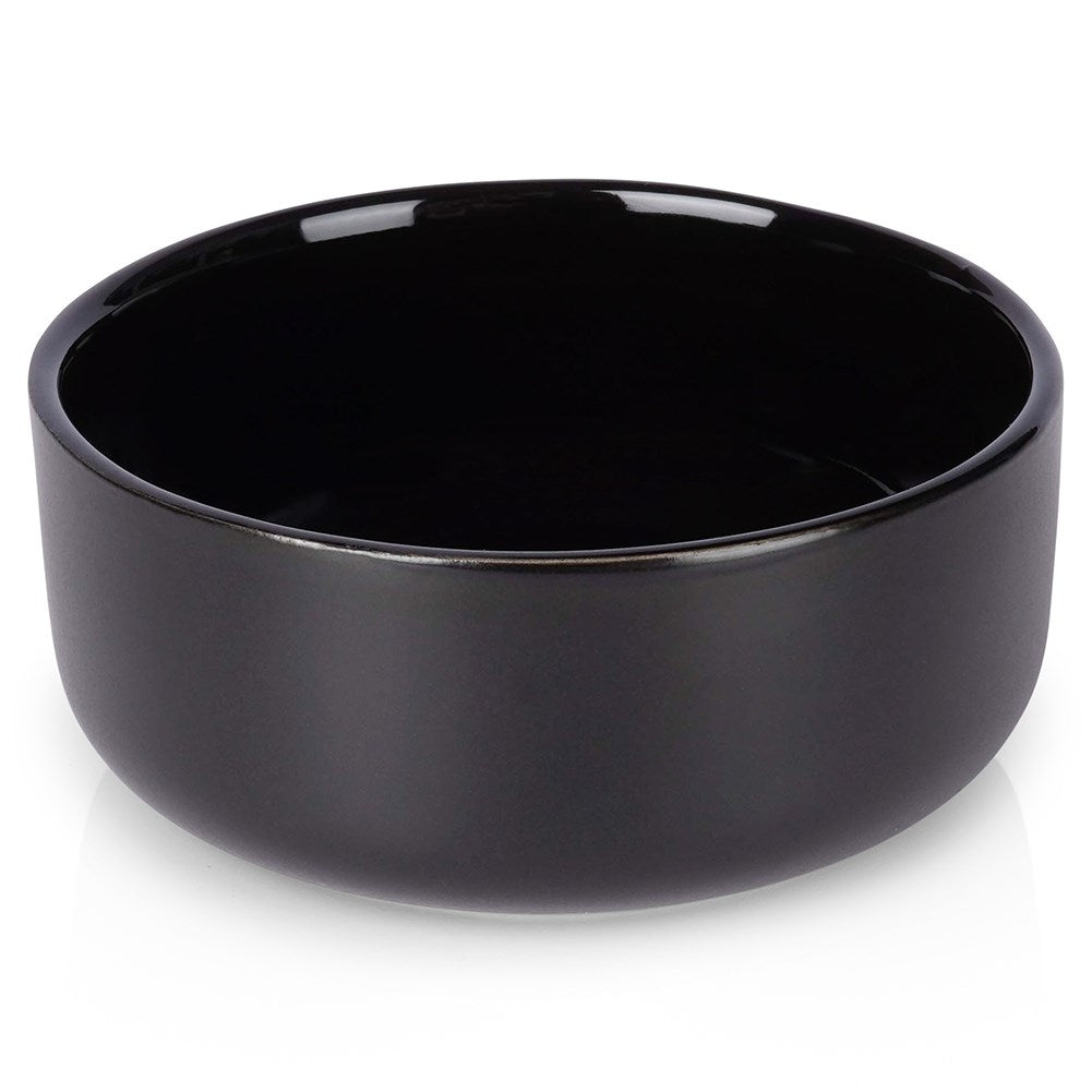 Black Stoneware Bowl 150ml - Perfect for Dips and Snacks