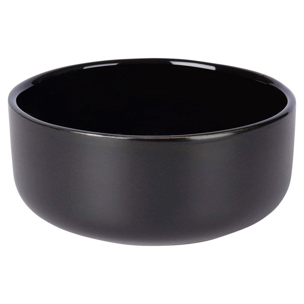 Black Stoneware Bowl 150ml - Perfect for Dips and Snacks