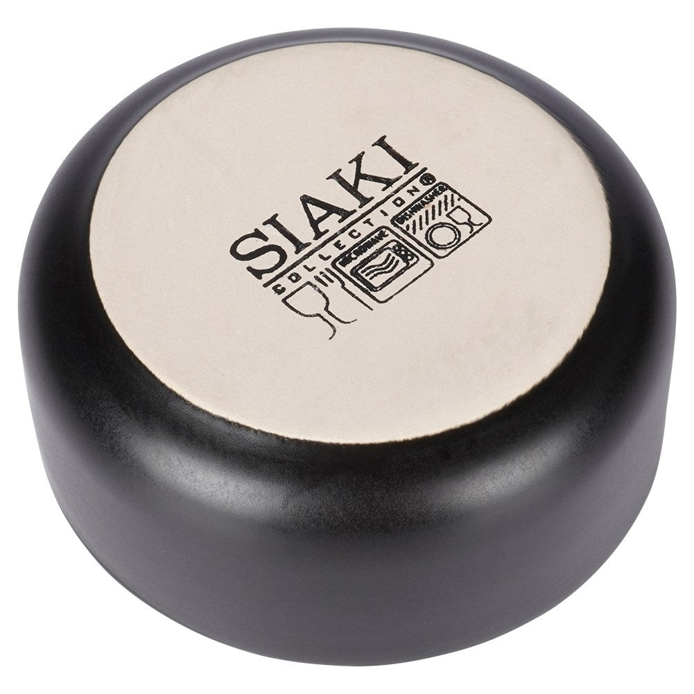 Black Stoneware Bowl 150ml - Perfect for Dips and Snacks