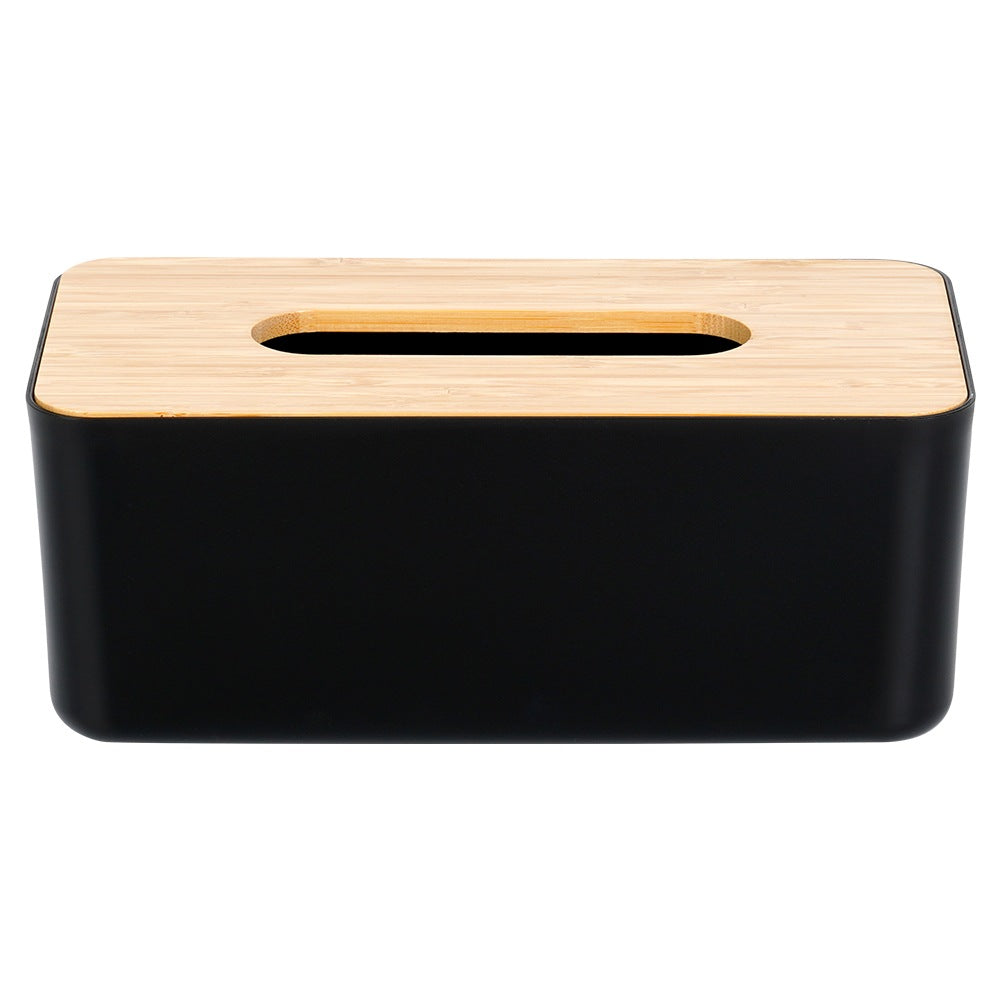 Black Tissue Box Holder, 24x13x9.5 cm