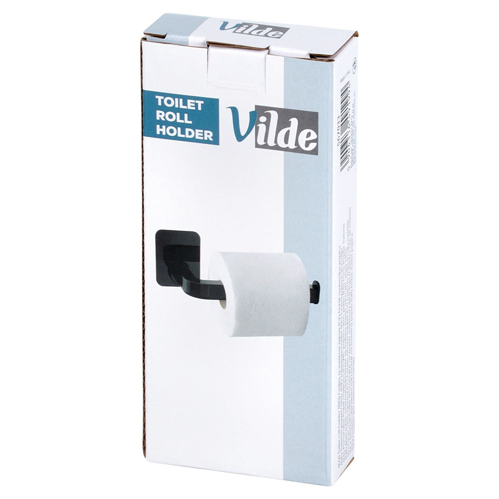 Black Toilet Paper Holder, 16.5 cm