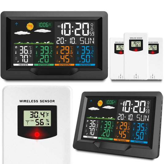 Black Weather Station with Display BD-904