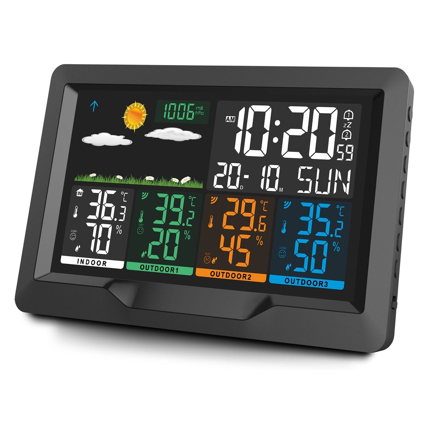 Black Weather Station with Display BD-904