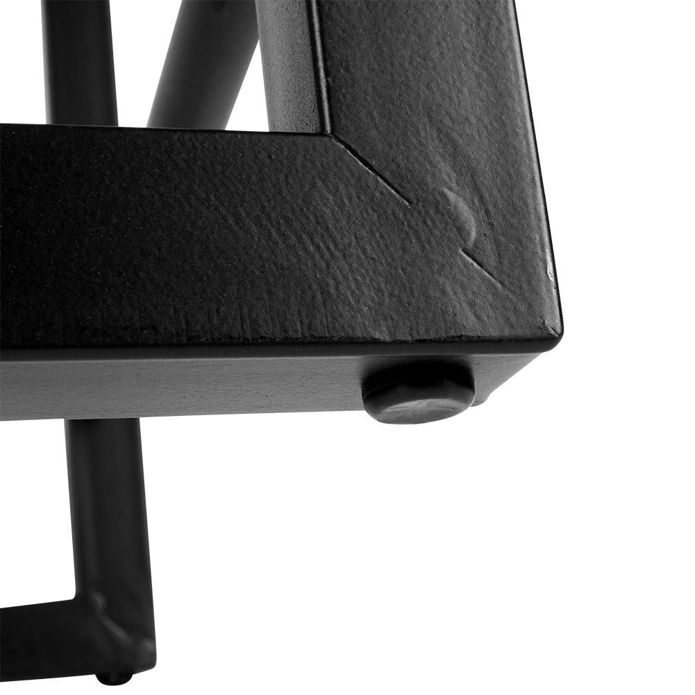 Black Wood Rack in Loft Style - Unique Decoration and Storage